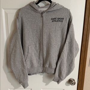 NWOT Darc Sport Athletics zip up Hoodie size small